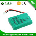 paquete de baterías recargables de 3.6v 550mah ni-mh